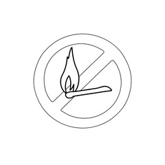 No Fire Symbol Prohibition