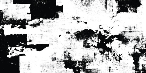 Paint glitch grunge Splatter and Halftone Dots Intersect with Vintage Scratched Overlays.