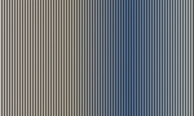 Abstract vertical ribbed texture with a subtle gradient from beige to blue tones
