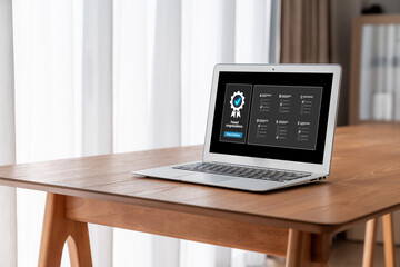 Online product certification, marking a key achievement. Demonstrates commitment to quality and trustworthiness by having product certification passed. brisk