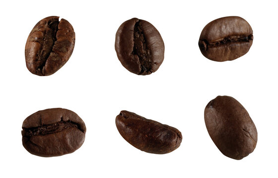 Granos de caf&eacute; en diferentes perspectivas 