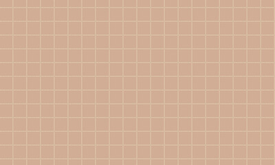 茶色いビンテージ風のギザギザした四角いドットのグリッド線の模様