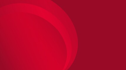 Bold deep red abstract curve background with smooth gradient for energetic corporate presentation design.