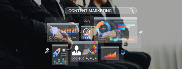 Professionals focus on digital analytics and data visualization to enhance content marketing...