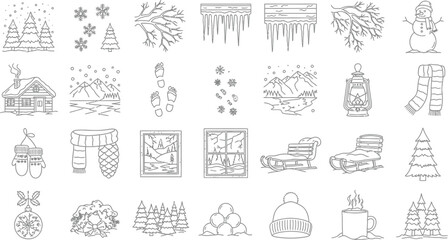 Winter snow christmas holiday season cold nature tree decoration festive ice