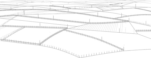 Agriculture fields farm land rural landscape farming countryside pattern crop