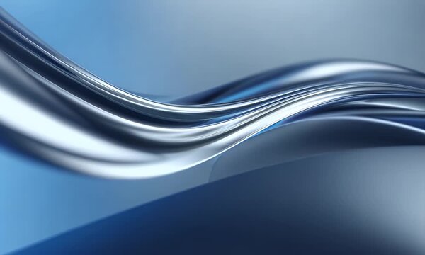 Abstract blue and silver background with subtle smoky texture and vertical geometric accents creating a modern and sophisticated visual design element