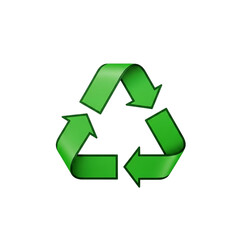 Obraz premium Eco Symbol Paper Recycling Arrows Isolated for Green Concept 