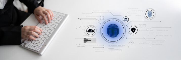 Biometric identity system using fingerprint and facial recognition to secure cloud access, protect...