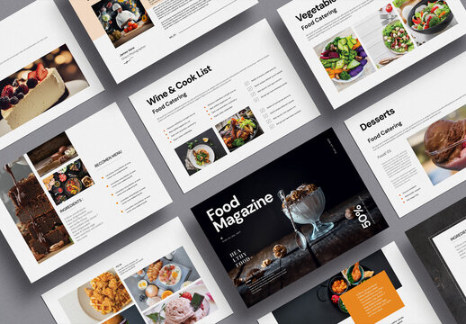 Food Magazine Layouts