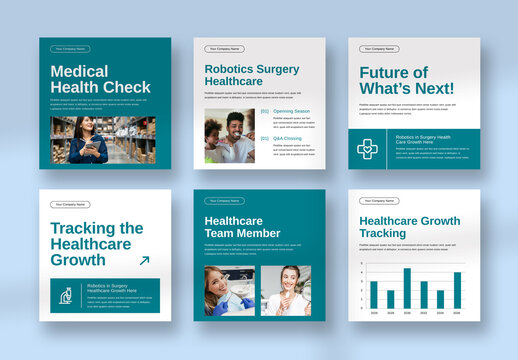 Medical Health Social Media Post Layout