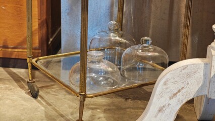 Cake dome or cake cover.