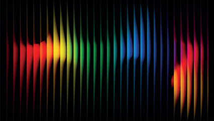 Abstract vertical lines forming a colorful gradient spectrum background