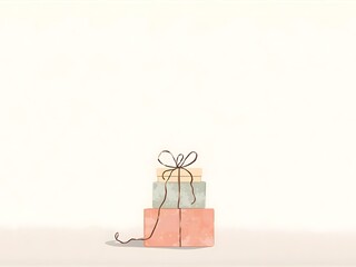 リボンで結ばれた贈り物