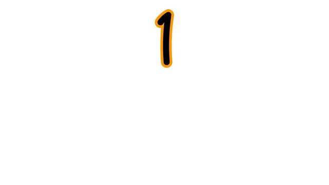 You're right !!, countdown from 3 to 1 with correct result, 4K animation video on white background motion graphic