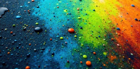 Abstract Color Splash Energetic Paint Splatter on White Canvas A clean white stretched canvas with dynamic, energetic splatters and drips of brightly colored acrylic or ink paints. The colors should