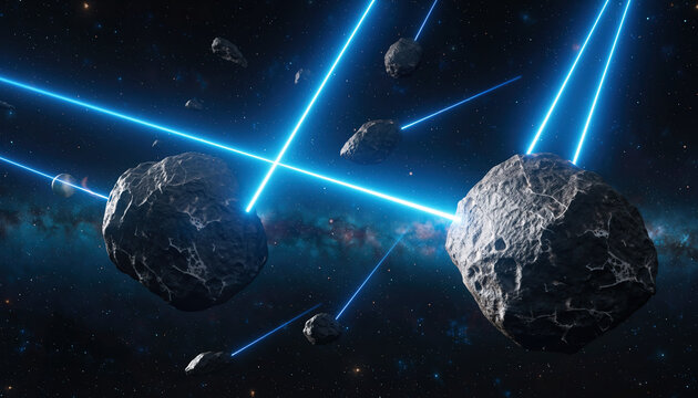 Asteroid Mining - Space Resource Extraction Concept