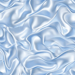 Obraz premium Silky Blue Waves A Smooth and Elegant Fabric Texture