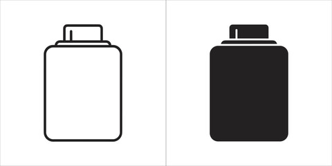 Shampoo bottle, vector illustration