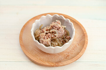 まだらのたらこの煮物