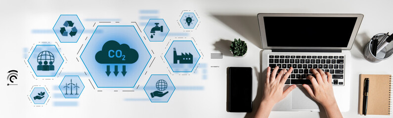 Carbon reduction at the center of sustainable strategies, including renewable energy, recycling,...