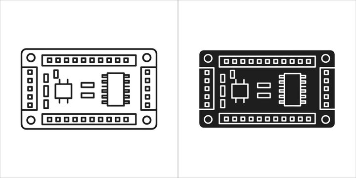 Microcontroller board for electronic projects