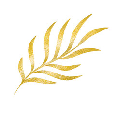 Golden Leaf Illustration