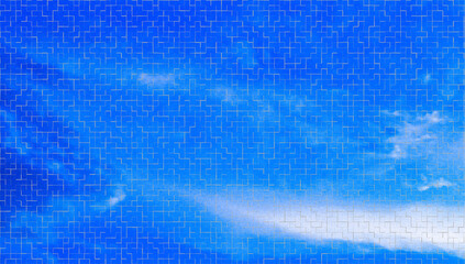 Blue Sky with Clouds Background Pattern Backdrop Serene Nature Outdoor Beautiful Summer