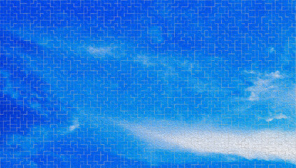 Colorful Sky with Clouds Abstract Background Pattern Backdrop Serene Nature Outdoor