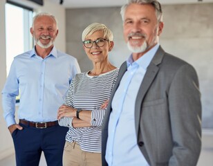 Senior executives participating in corporate university program, leadership developme