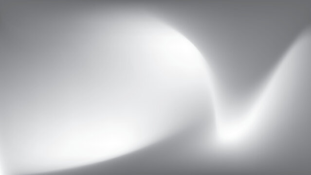 Abstract white and gray gradient background. Vector illustration.