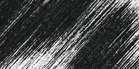 abstract monochrome diagonal brush streaks texture, grunge scratched lines background for modern design.