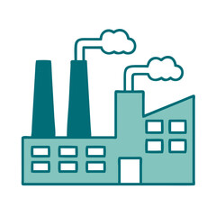 Obraz premium Industrial Factory Icon for Web and Graphic Design