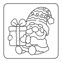 Bold and Easy Christmas Gnome Coloring Pages, Christmasgnome, cute candle with holly bold & easy cute christmas coloring page, Whimsical Gingerbread House Coloring Pages for Kids & Adults, 