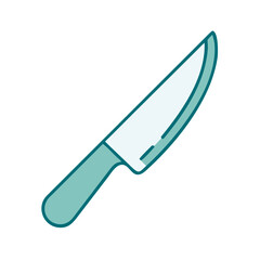 Kitchen Knife Icon for Web and Graphic Design