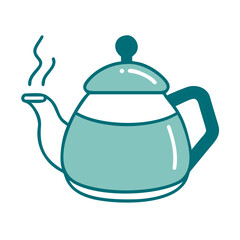 Teapot or Kettle Icon for Web and Graphic Design