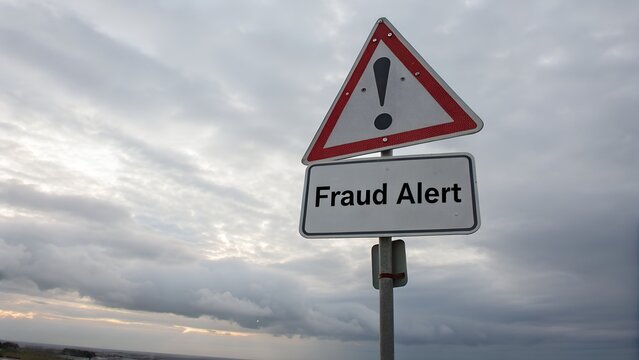 Heed the warning sign for fraud alerts, a simple reminder to stay vigilant and protect yourself from scams and deceptive practices today
