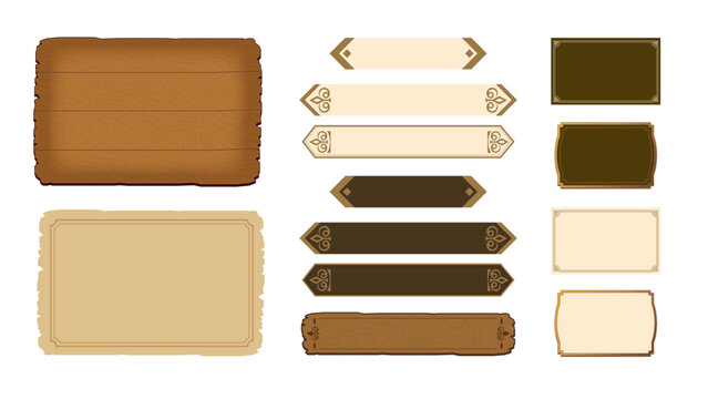 ファンタジーゲームな枠デザイン_フレーム素材