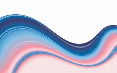 Abstract wave background design in soft hues of pink blue and white color scheme for graphic resources and templates