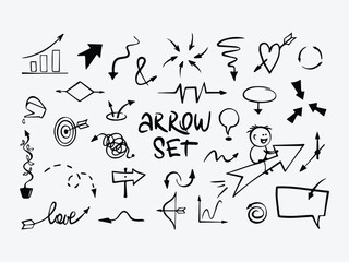 Fun Doodle Pointers Vector Collection
