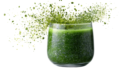 spirulina smoothie healthy green drink super food detox beverage vegan nutrition fresh energy shake plant based breakfast