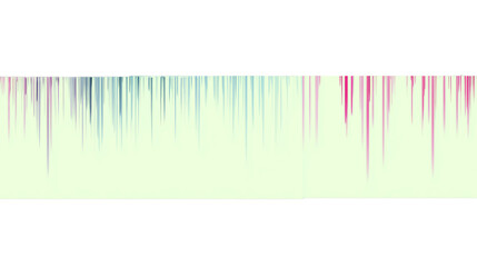 Green plastic comb for hair care with a barcode on a white backdrop