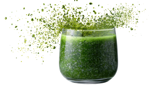 spirulina smoothie healthy green drink super food detox beverage vegan nutrition fresh energy shake plant based breakfast