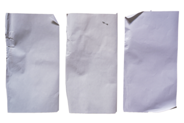 Old receipt papers template texture background