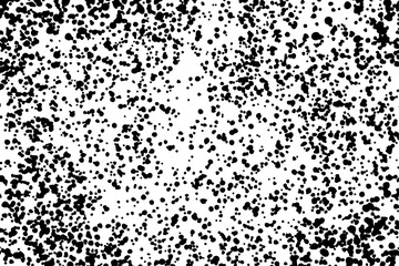 Old grunge black texture. Dark weathered overlay pattern sample on transparent background. Screen background.