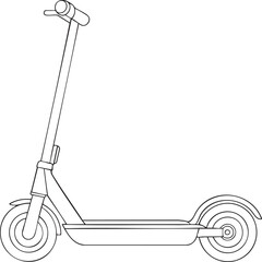 hand drawn vector illustration of a bicycle