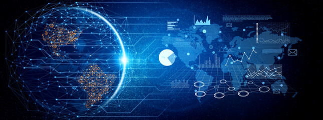 Global business data analysis and market research report. Using analytics and statistics for...