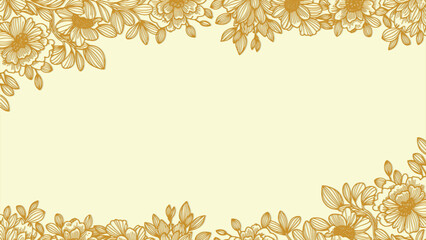 Elegant Vintage Refined Floral Background Vector Art © Maharadis_Artwork