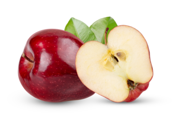 apple isolated on transparent png ( Image from camera)