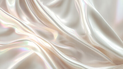 Naklejka premium Pearl white glossy background